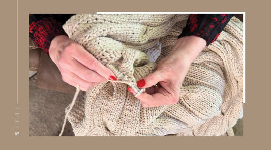 Introducing Tannie Son... A LYBL Studio knitter