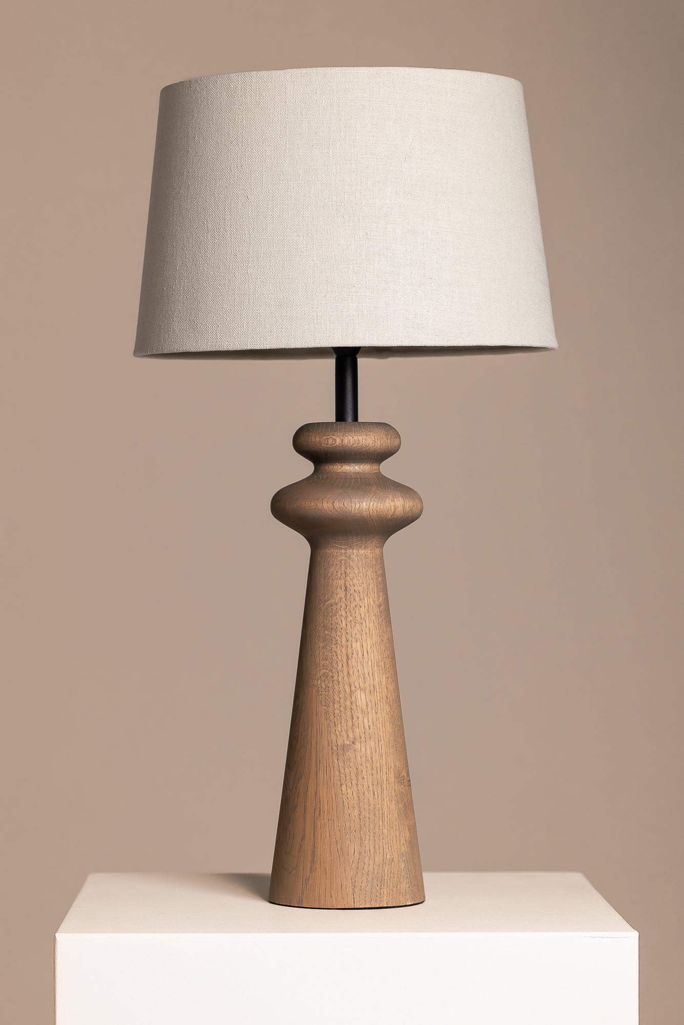 Tapered Drum 100% Cotton Lamp Shade in Chino