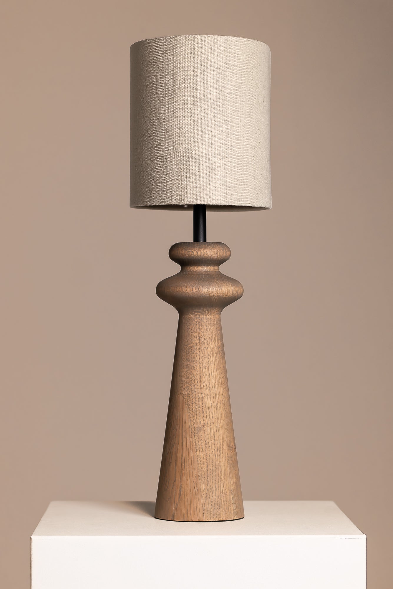 Oval 100% Cotton Lamp Shade in Antique