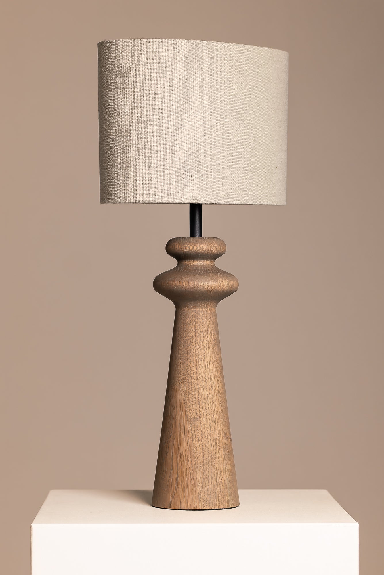 Oval 100% Cotton Lamp Shade in Antique