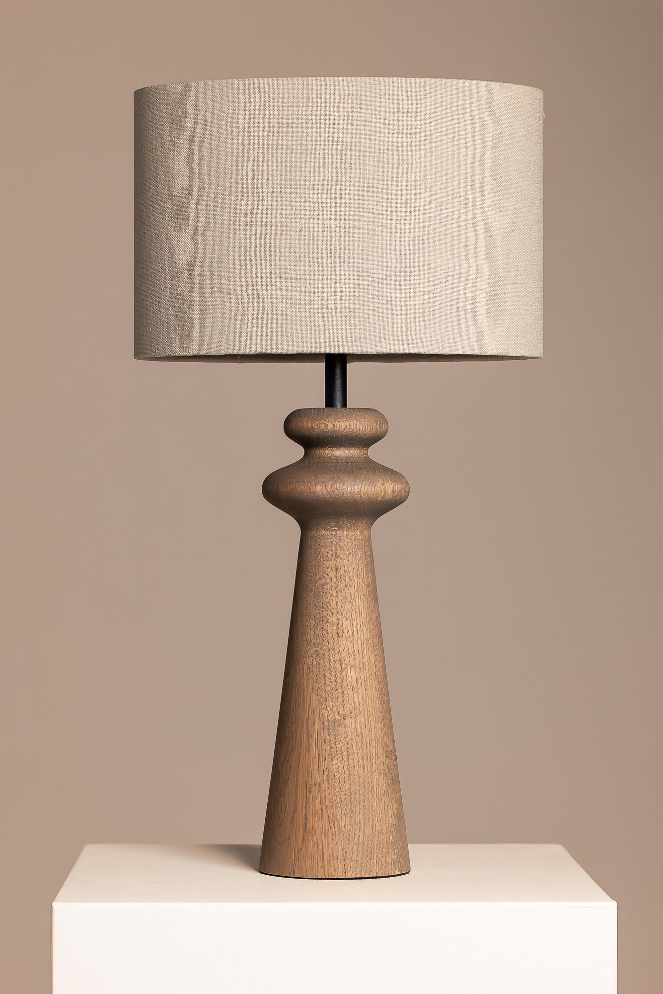 Oval 100% Cotton Lamp Shade in Antique
