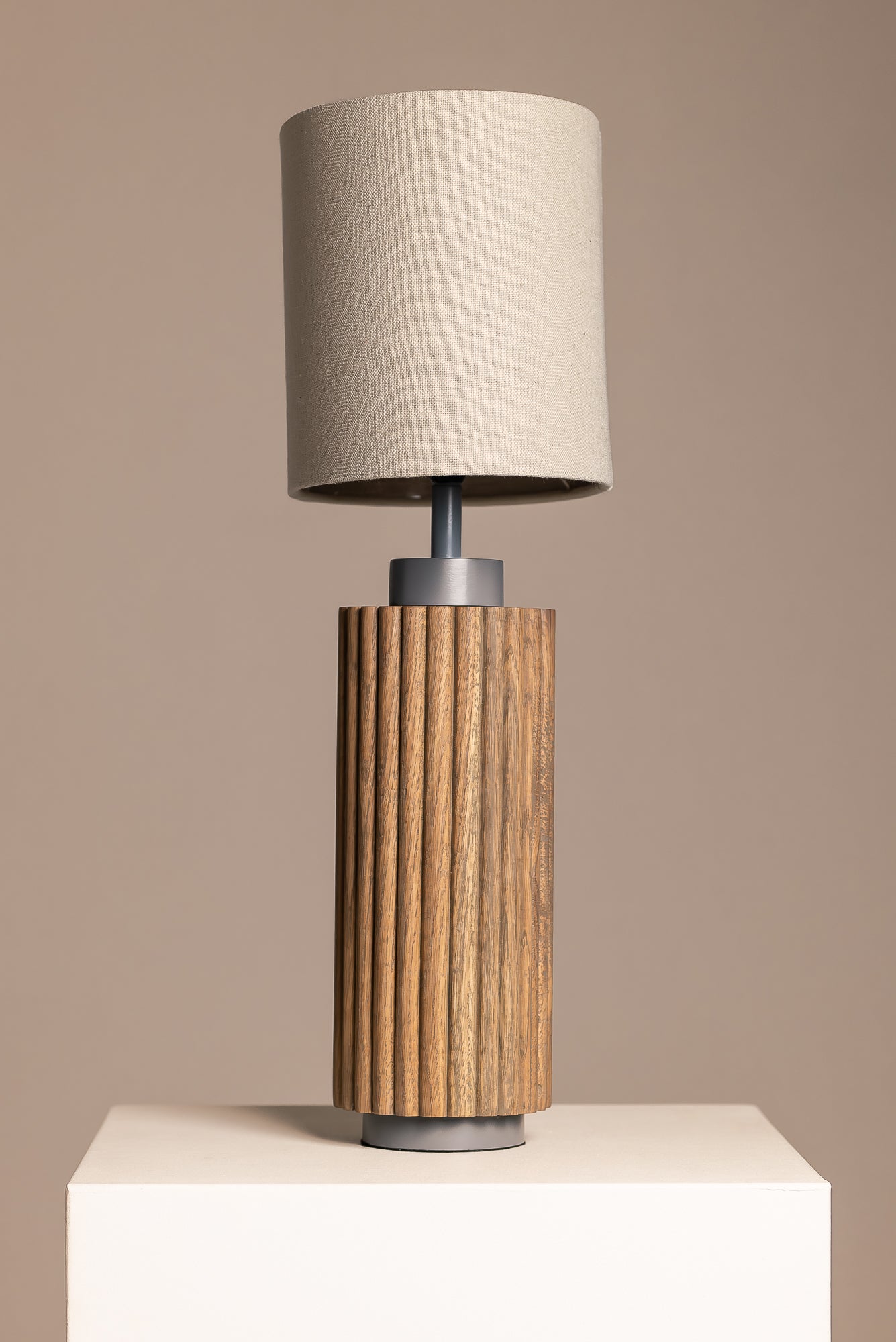 Oval 100% Cotton Lamp Shade in Antique