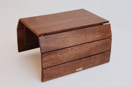 Armrest Tray in African Mahogany