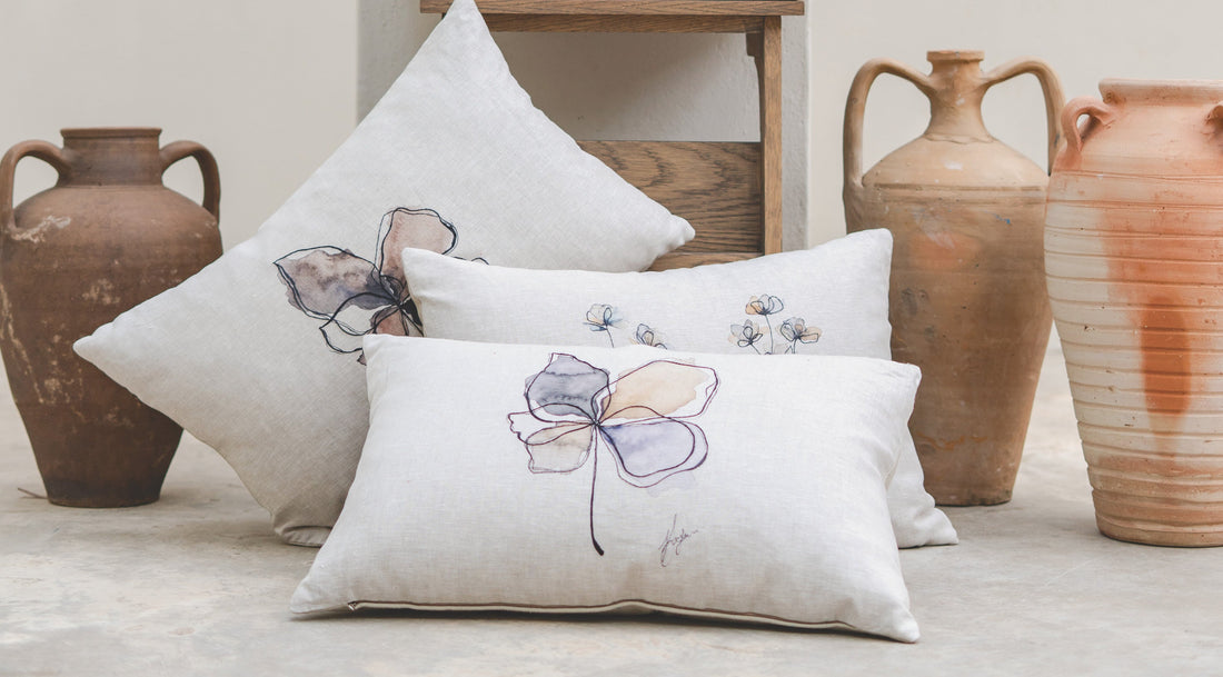 Botanicals, now in scatter cushion form