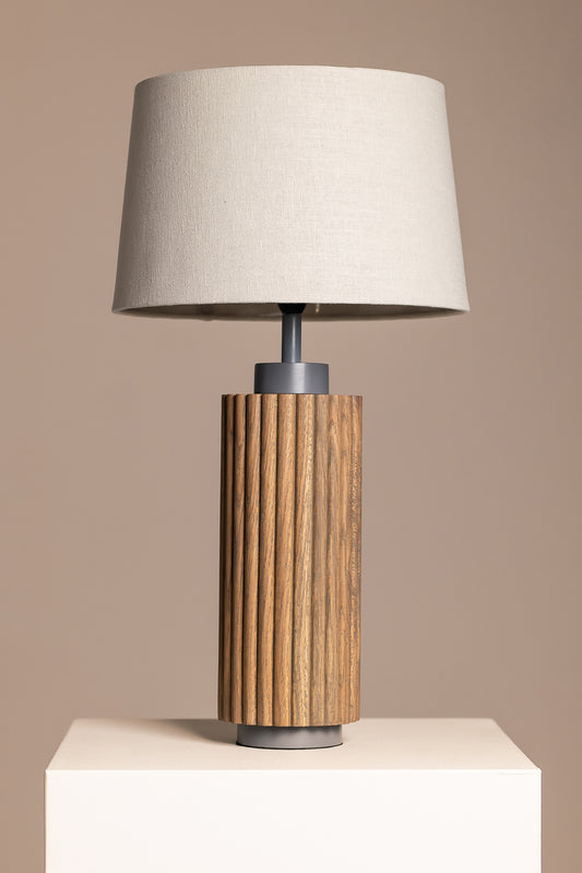 Tapered Drum 100% Cotton Lamp Shade in Antique