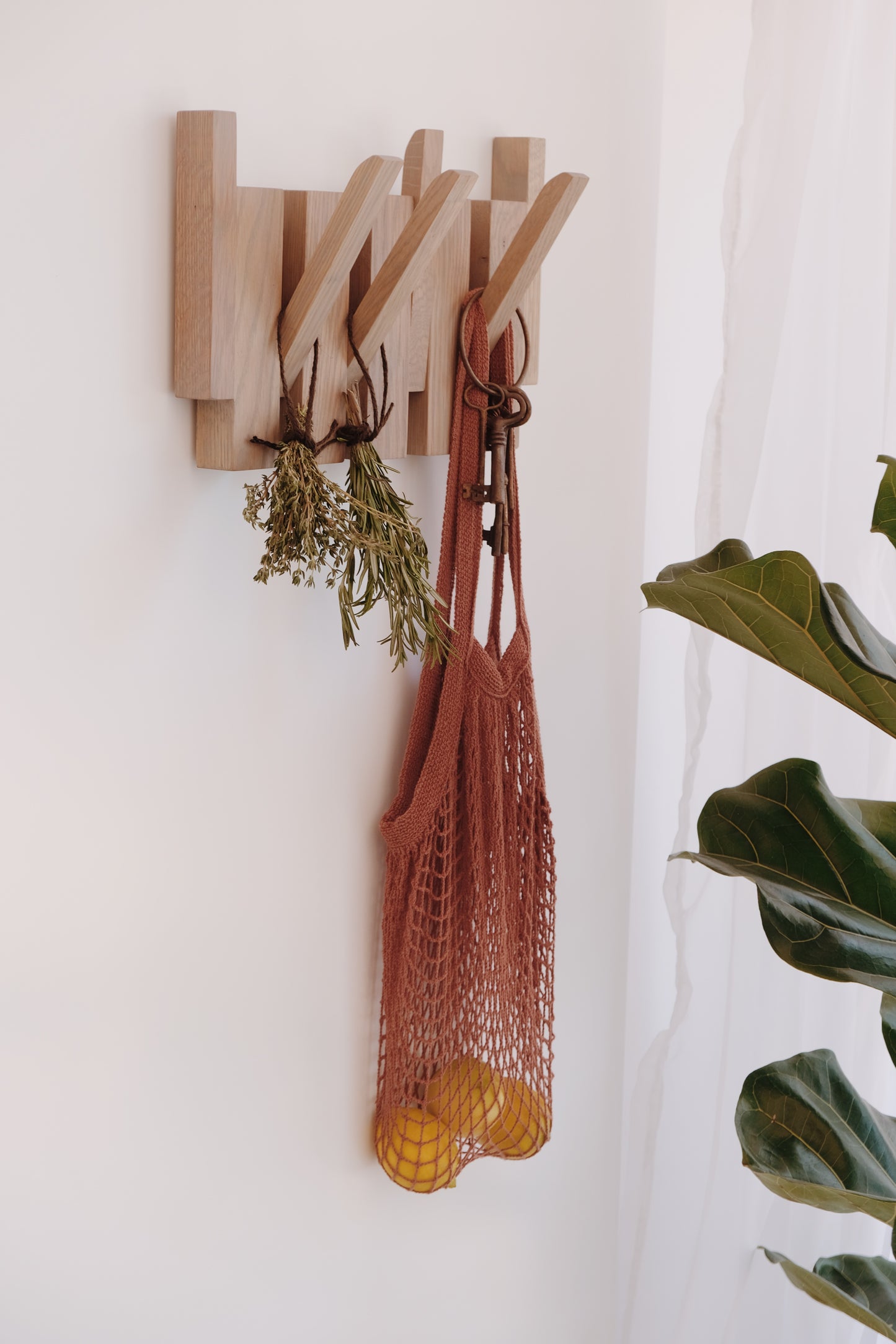 Branch Wall Rack in Silver Grey