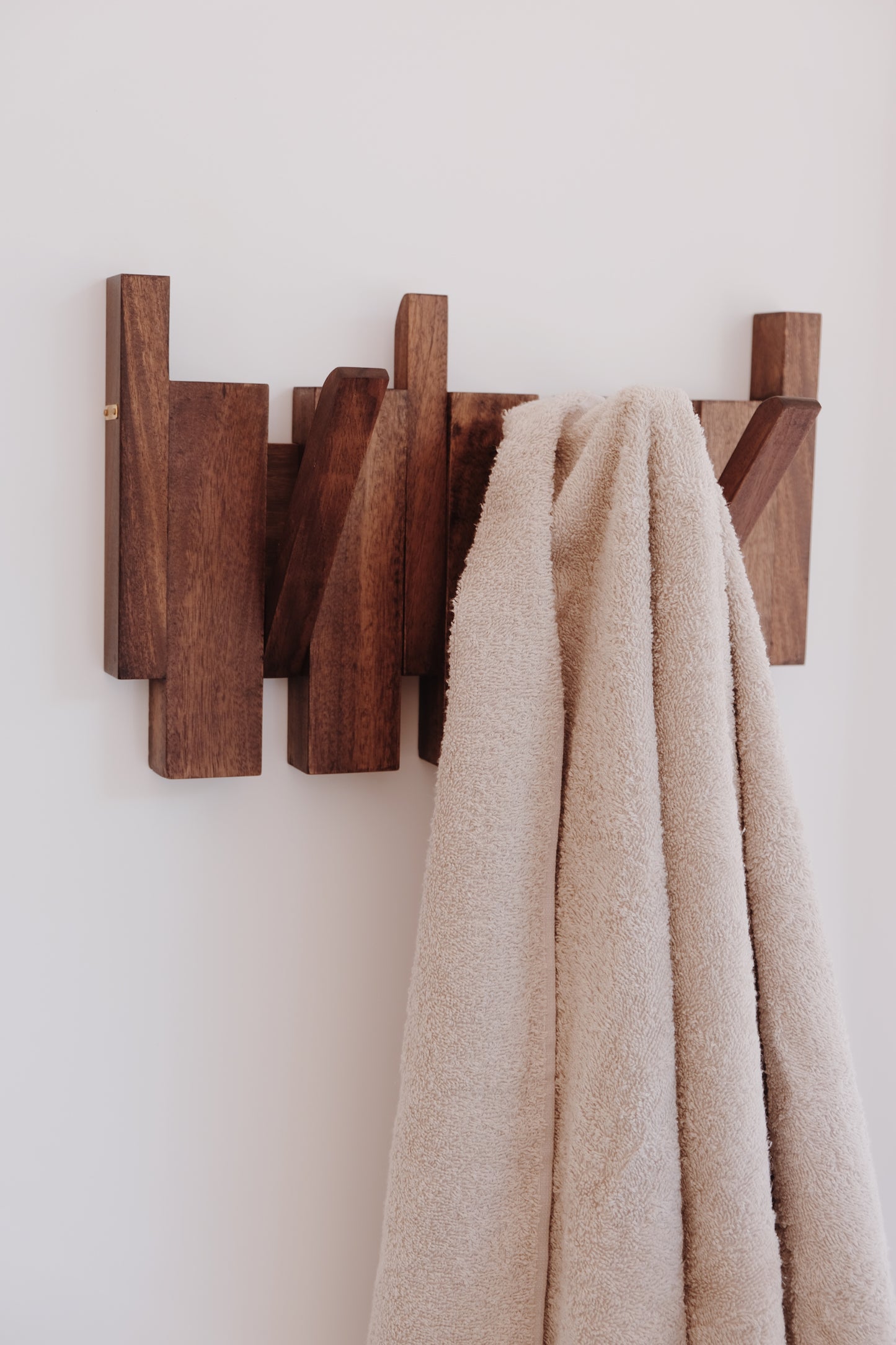 Branch Wall Rack in African Mahogany