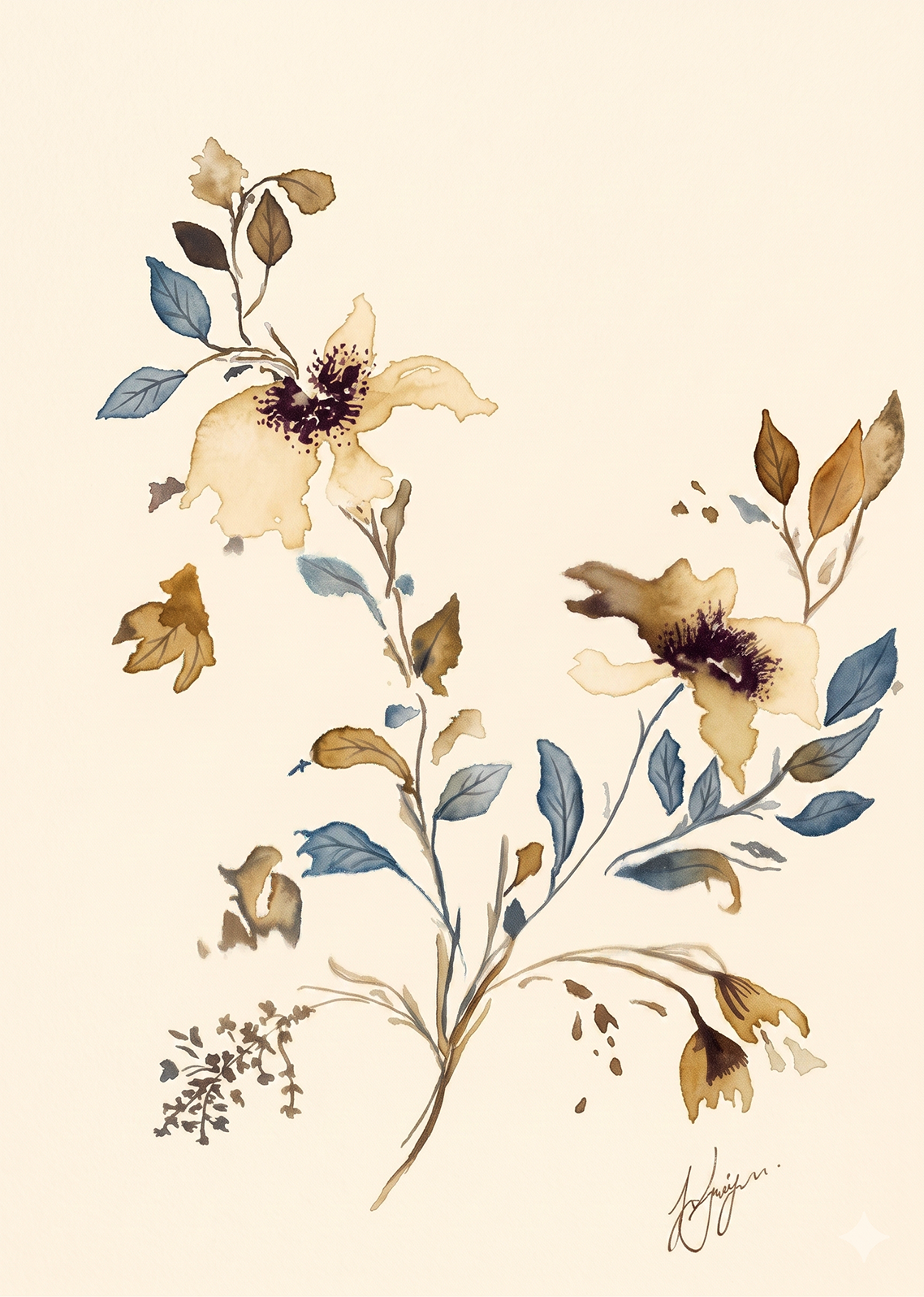 Wall Art Botanical Prints: Artwork 21