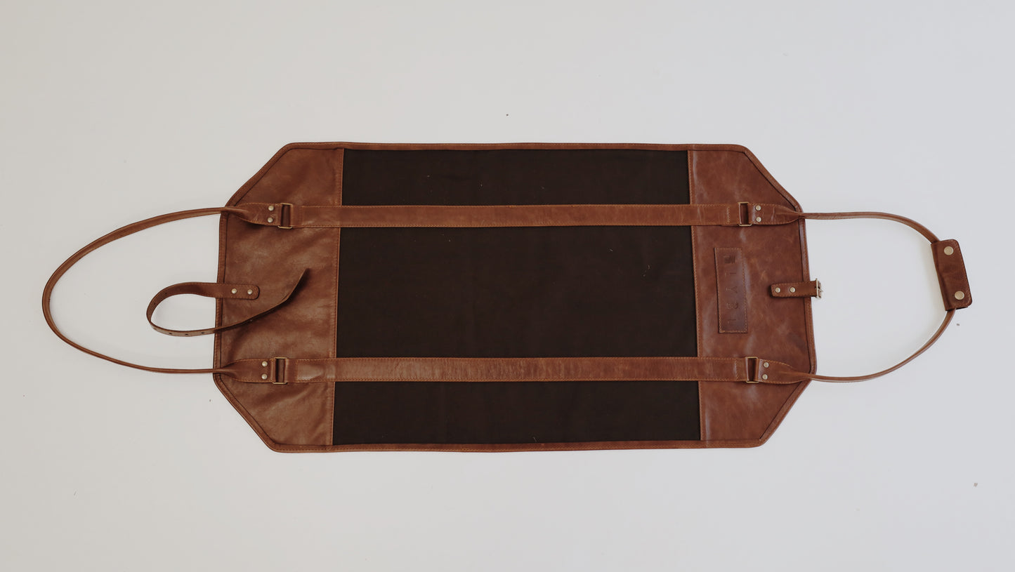 LYBL Leather & Canvas LogLift, in Wild-olive