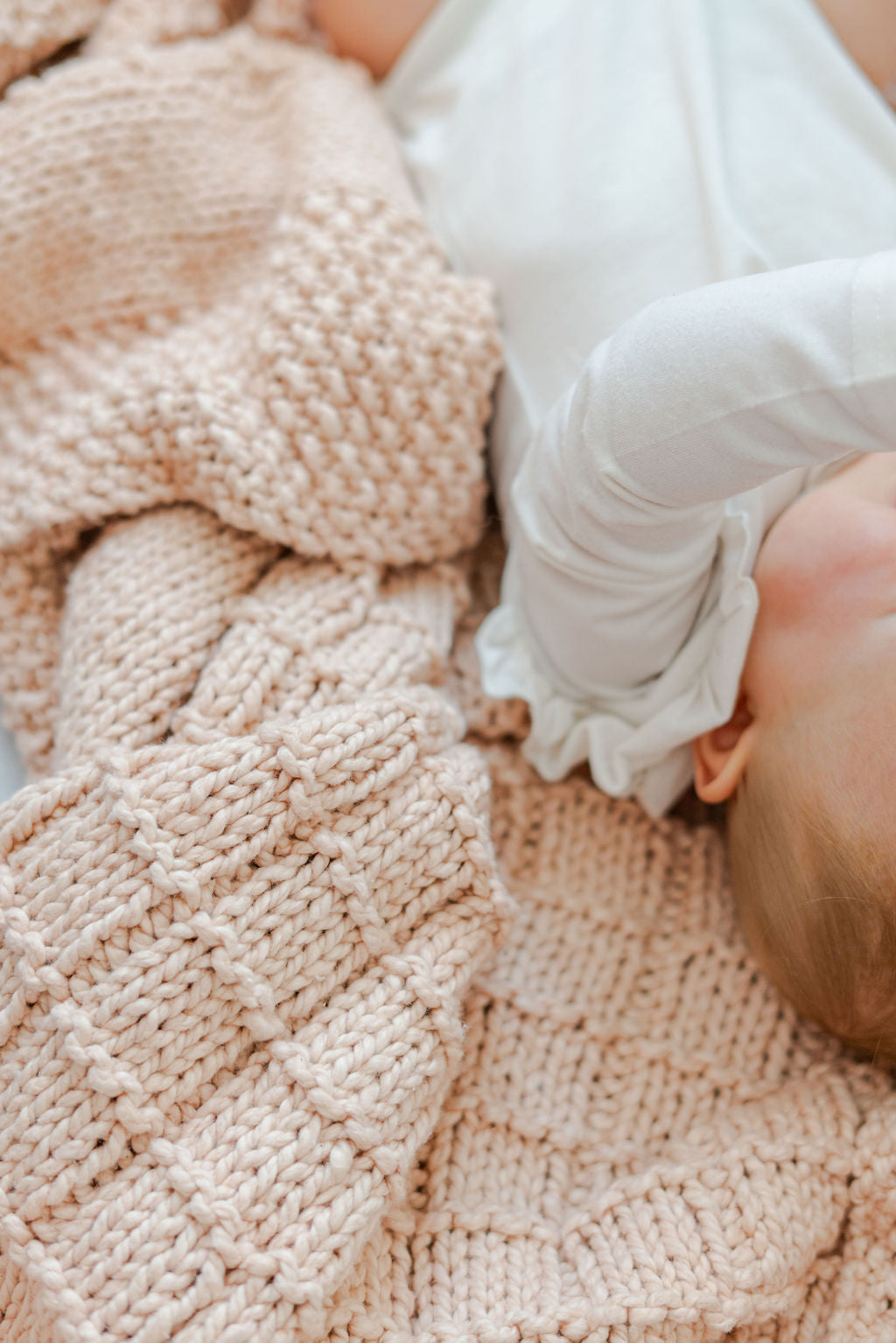 Heritage Baby Blanket in Rosewater