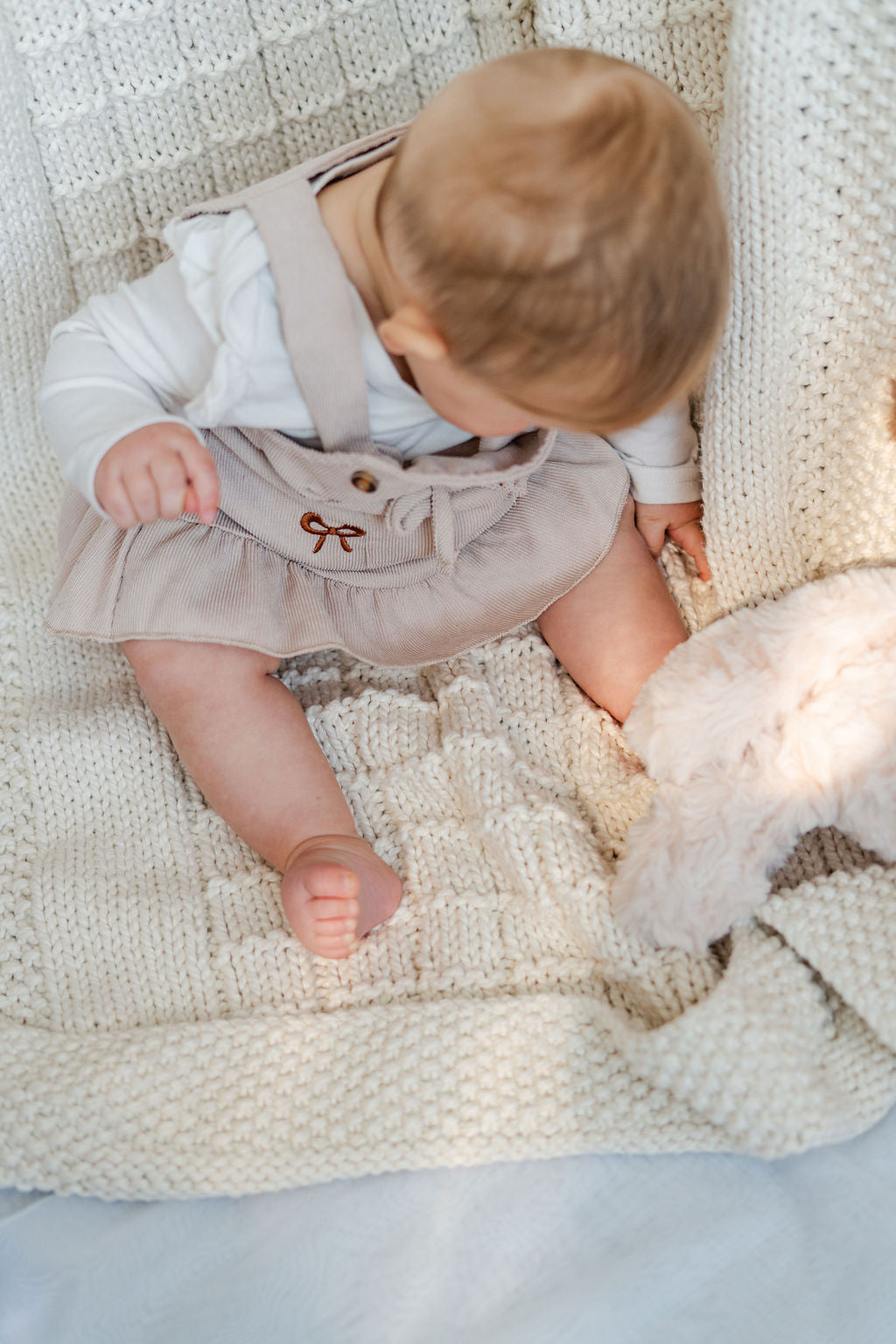 Heritage Baby Blanket in Oatmeal