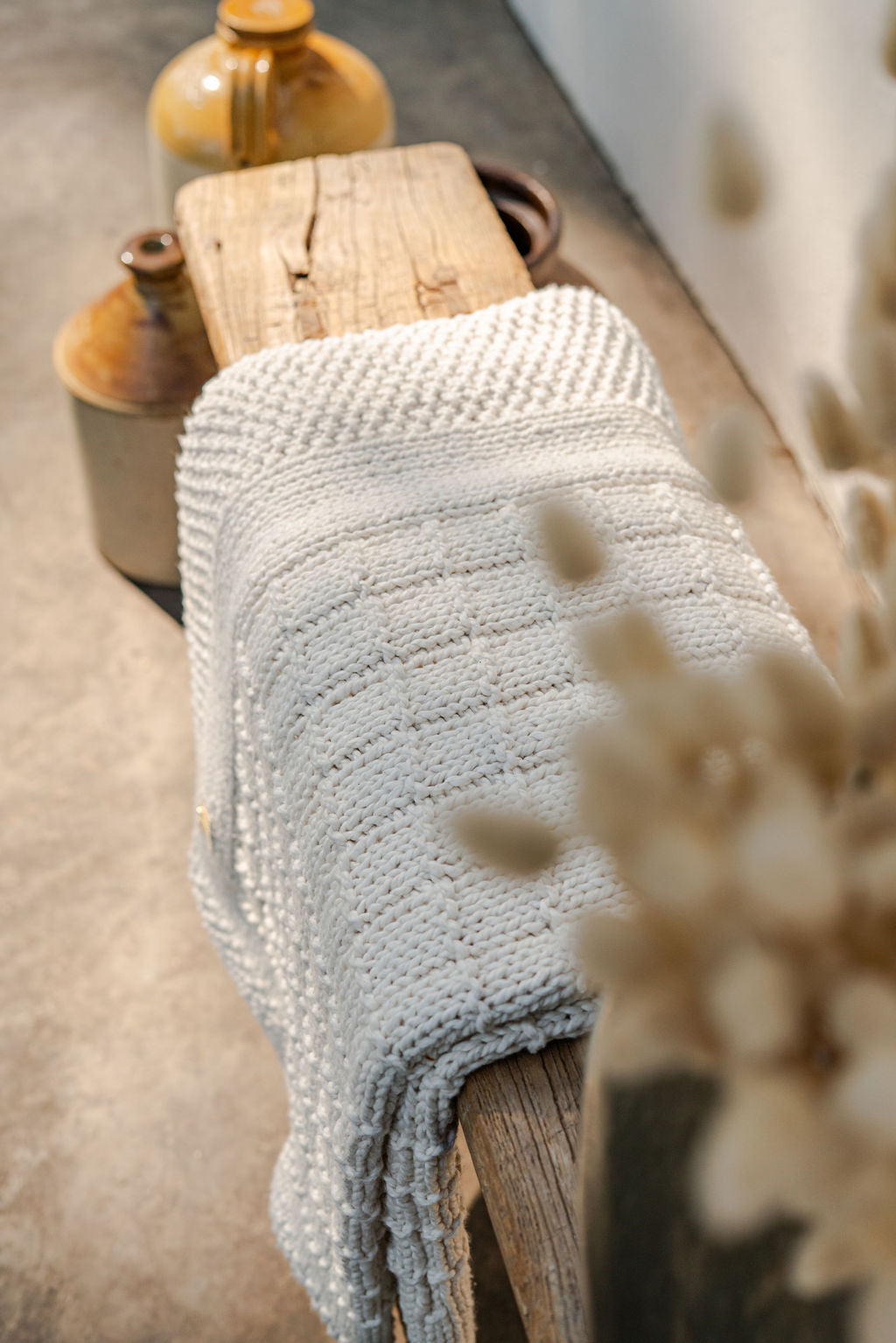 Heritage Baby Blanket in Oatmeal
