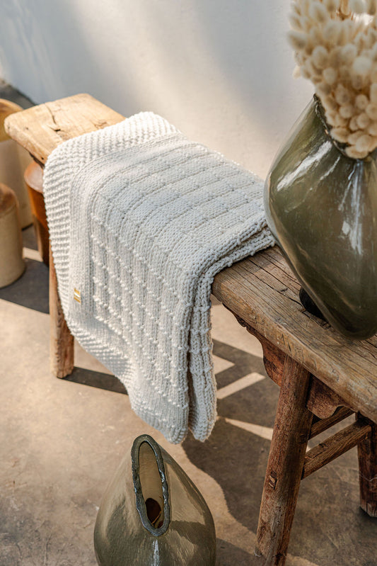 Heritage Baby Blanket in Oatmeal